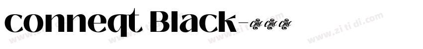conneqt Black字体转换